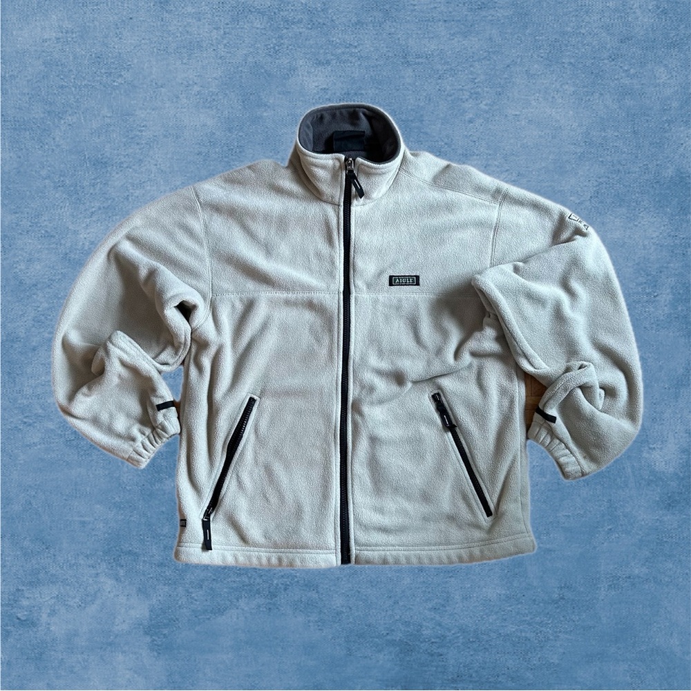 Aigle Fleece Zip-Up Jacket Size Small